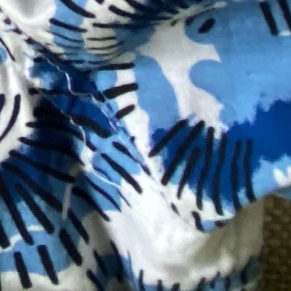 Nickel & Iron Mens Blue/White Cotton Summer Vacation Coastal Shirt- Sz-L - Picture 16 of 16